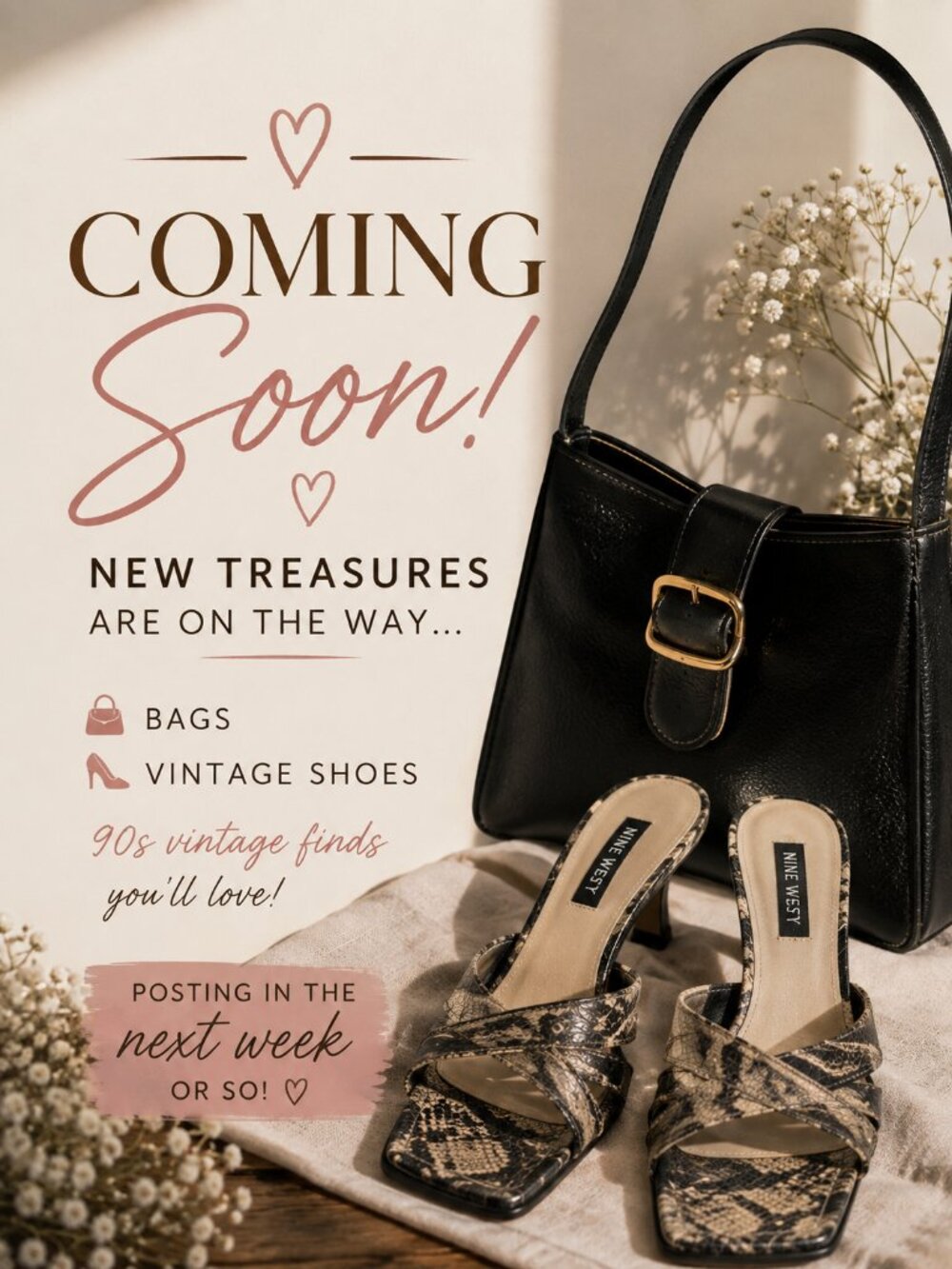 COMING SOON: New Items for Sale